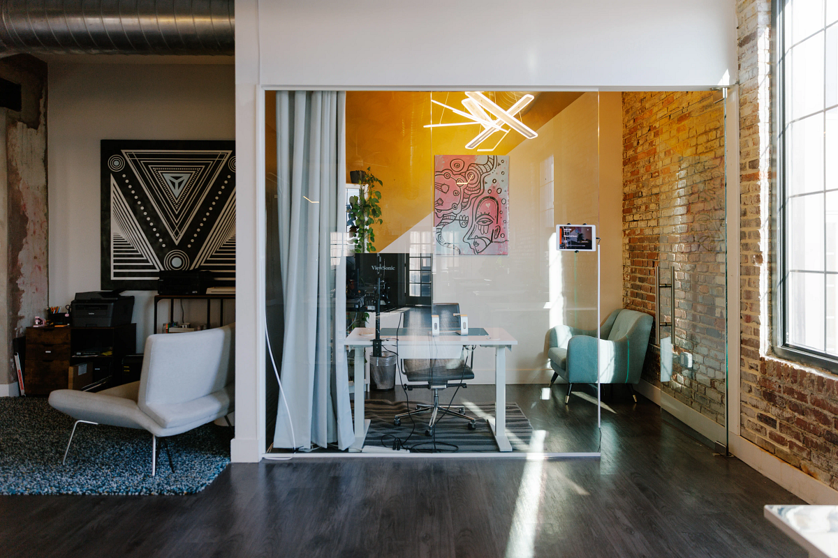 Private call room at Indy Hall