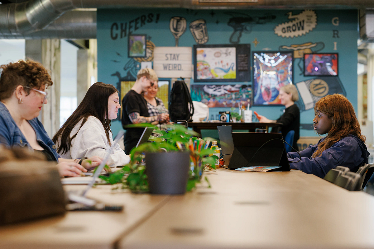 Flexible workspace at Indy Hall